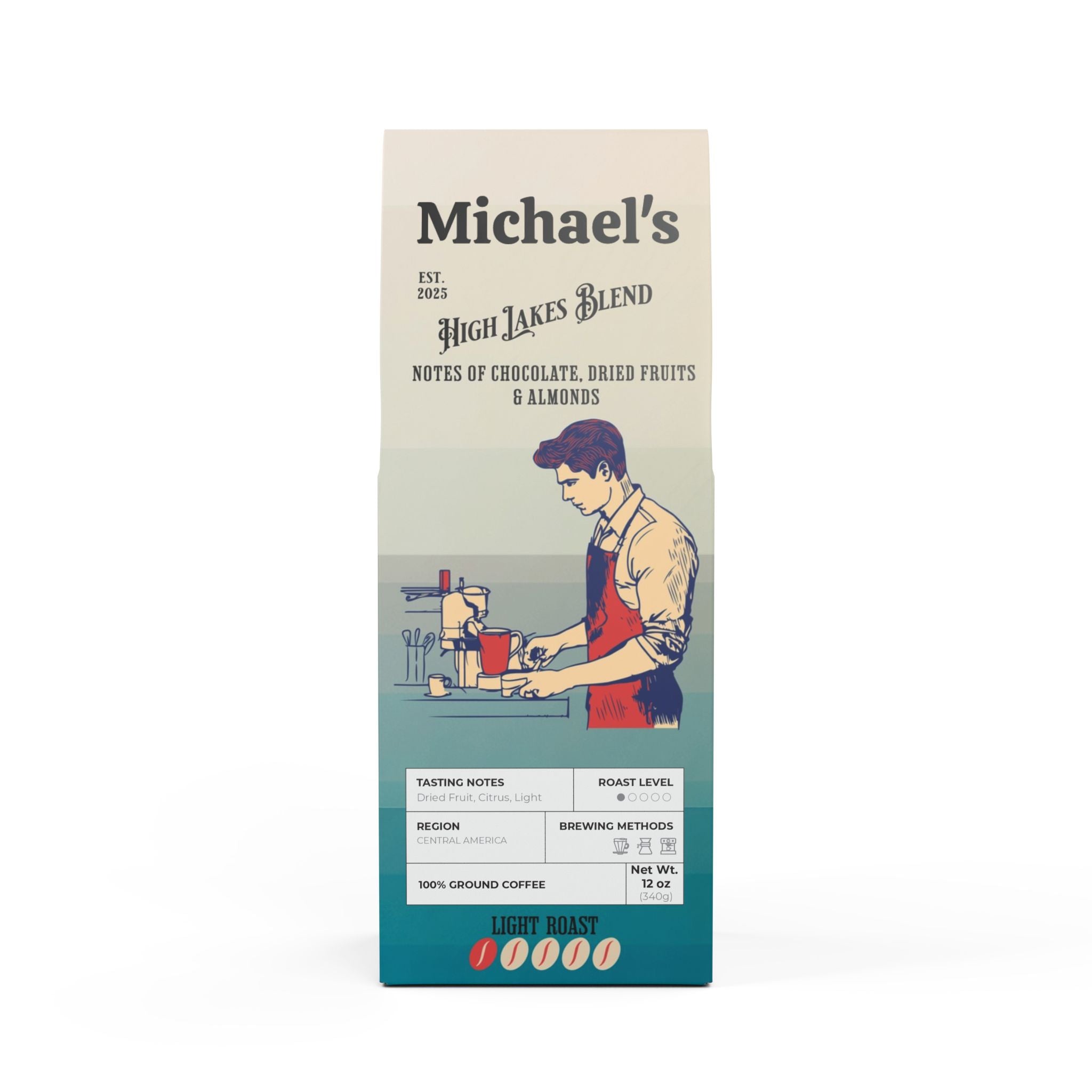 High Lakes Coffee Blend For The Coffee Enthusiast (Light Roast)