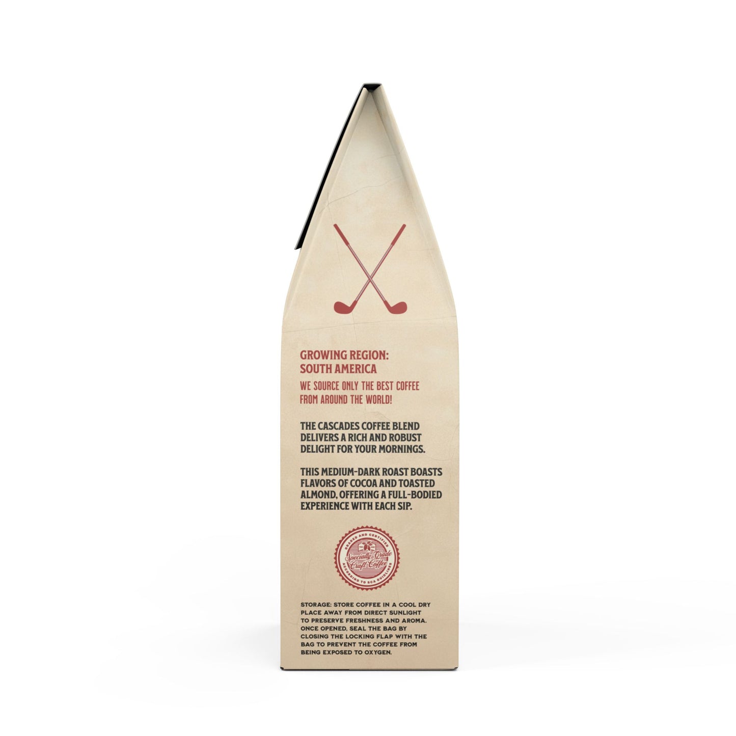 Personalized Cascades Coffee Blend For The Golfer (Medium-Dark Roast)