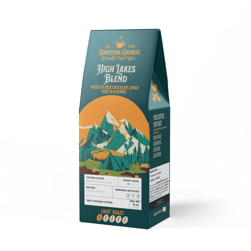 Signature High Lakes Coffee Blend  - Camping Design (Light Roast)