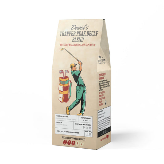 Trapper Peak Decaf Coffee Blend For The Golfer (Medium Roast)
