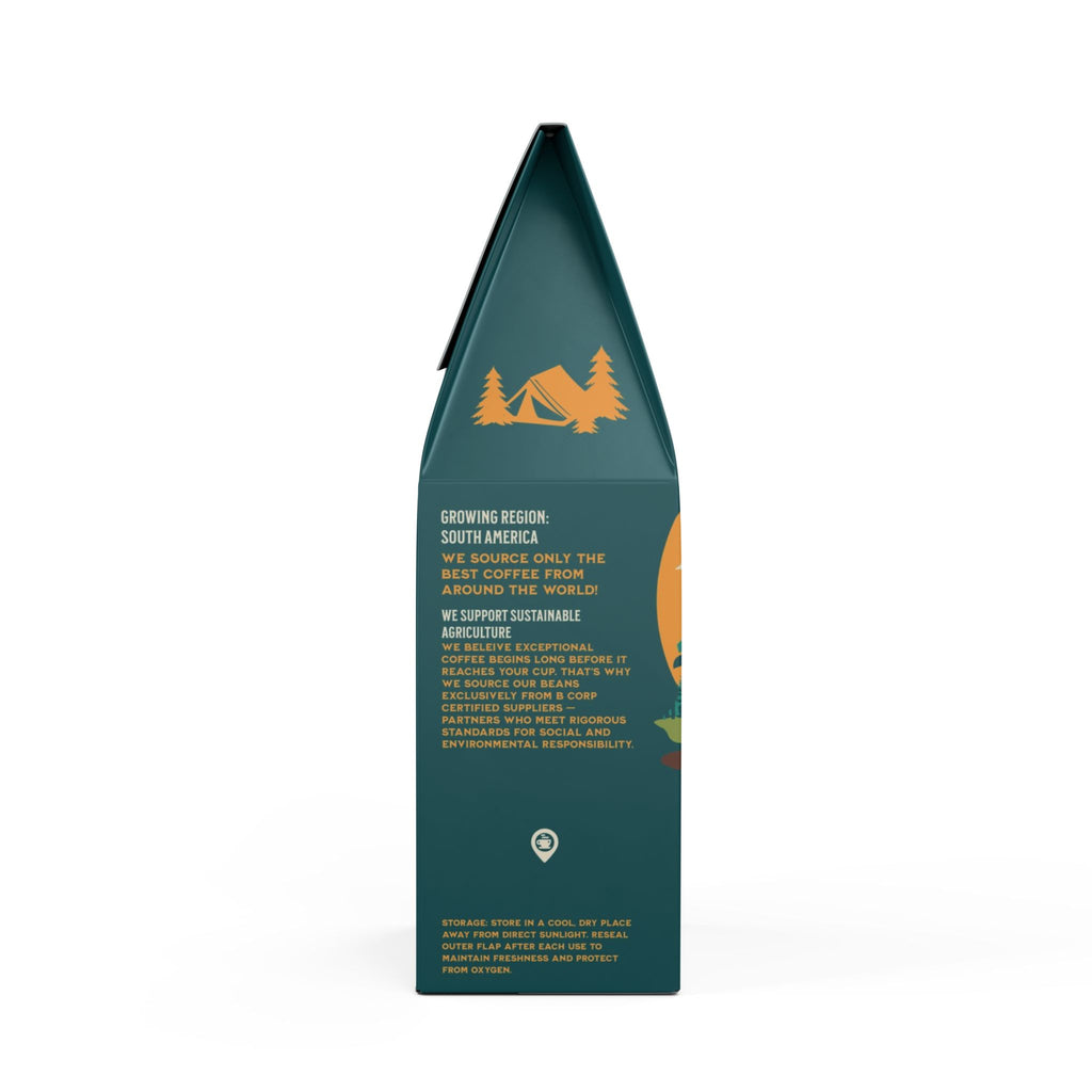 Signature Bitterroot Coffee Blend Camping Design (Dark French Roast)