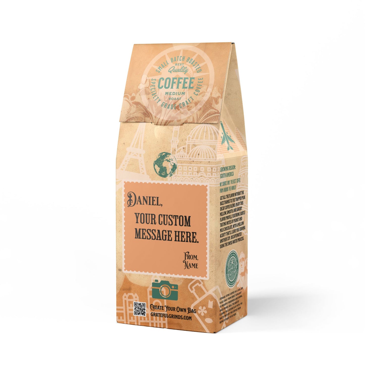 Trapper Peak Decaf Coffee Blend For The Traveler (Medium Roast)