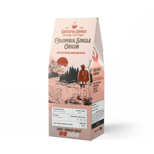 Signature Colombia Single Origin Coffee Hiking Design (Light-Medium Roast)