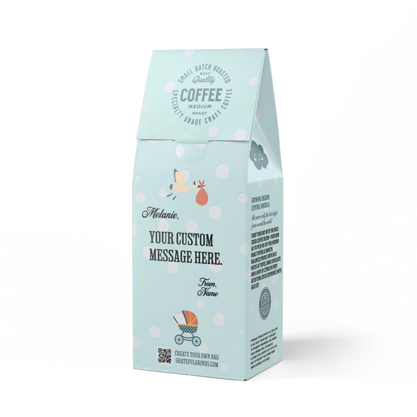 Personalized Rock Creek Coffee Blend For The Mom (Medium Roast)