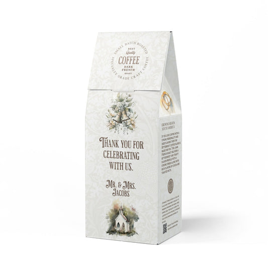 Wedding Favor Cowboy Boots Bitterroot Blend (Dark French Roast)