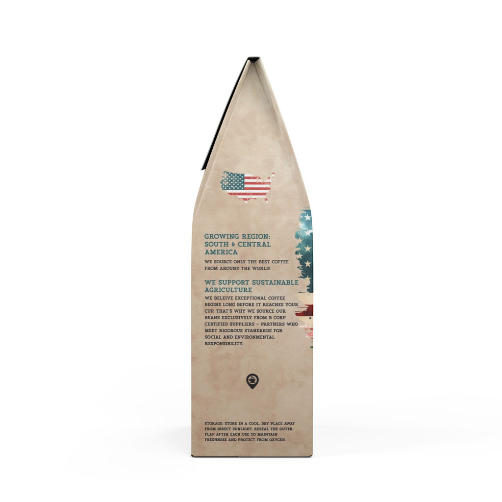 Signature High Lakes Coffee Blend  - Patriotic Design (Light Roast)