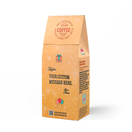 Custom Photo Birthday Flathead Valley Coffee Blend (Medium-Dark Roast)