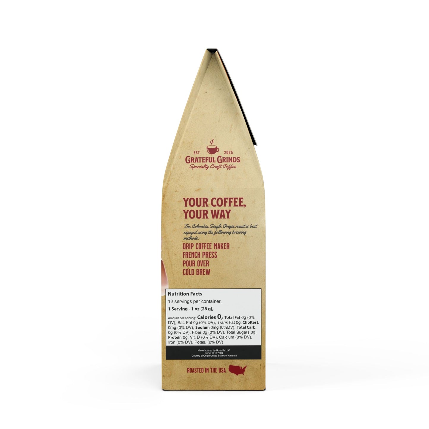 Personalized Colombia Single Origin For The Romantic (Light-Medium Roast)