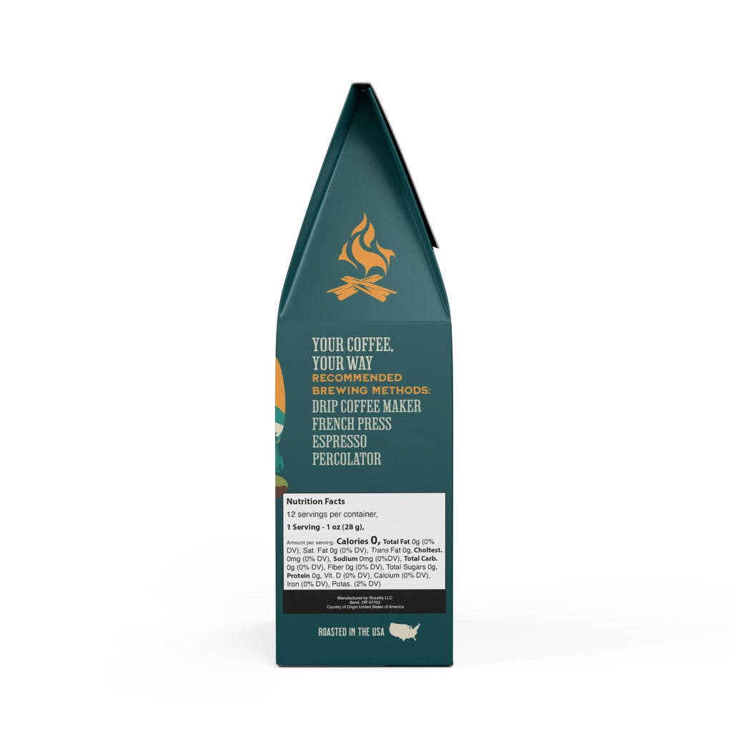 Signature Bitterroot Coffee Blend Camping Design (Dark French Roast)