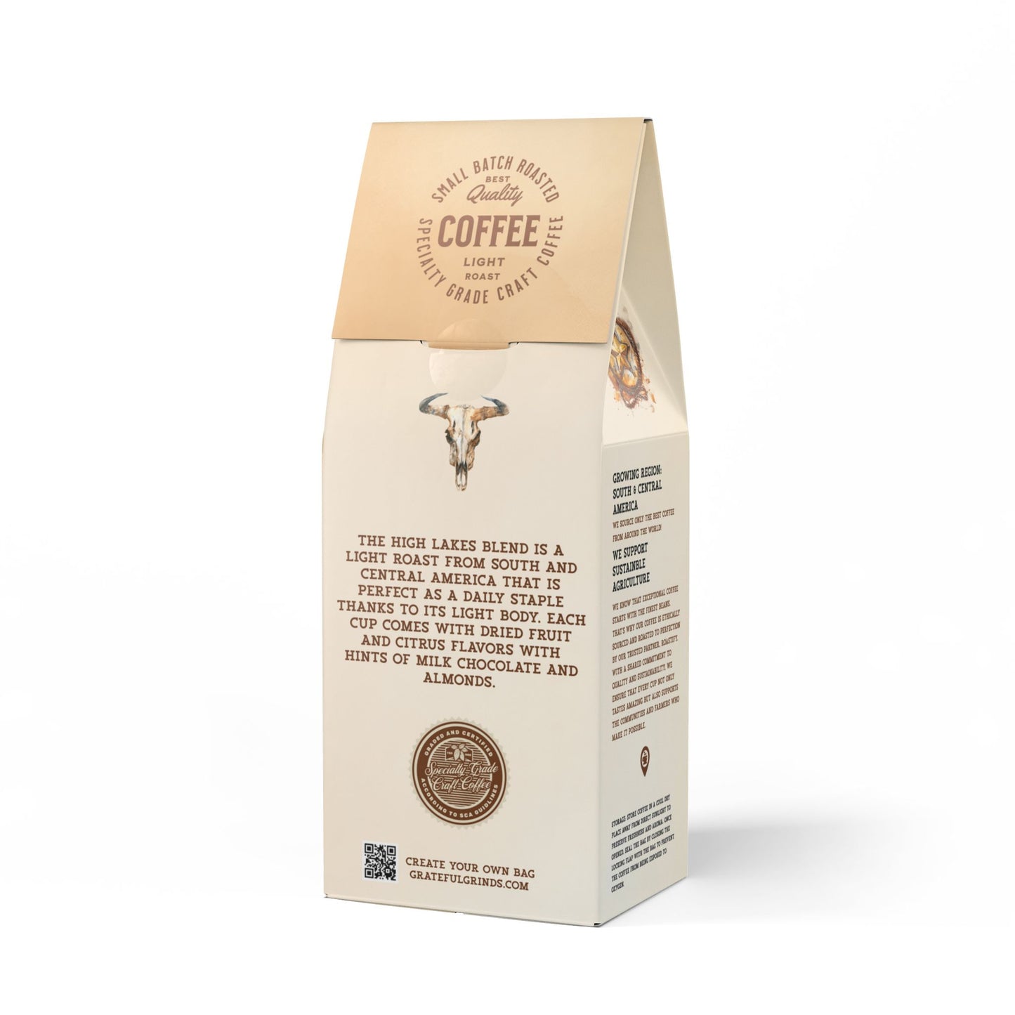 Signature High Lakes Coffee Blend Cowboy Design (Light Roast)