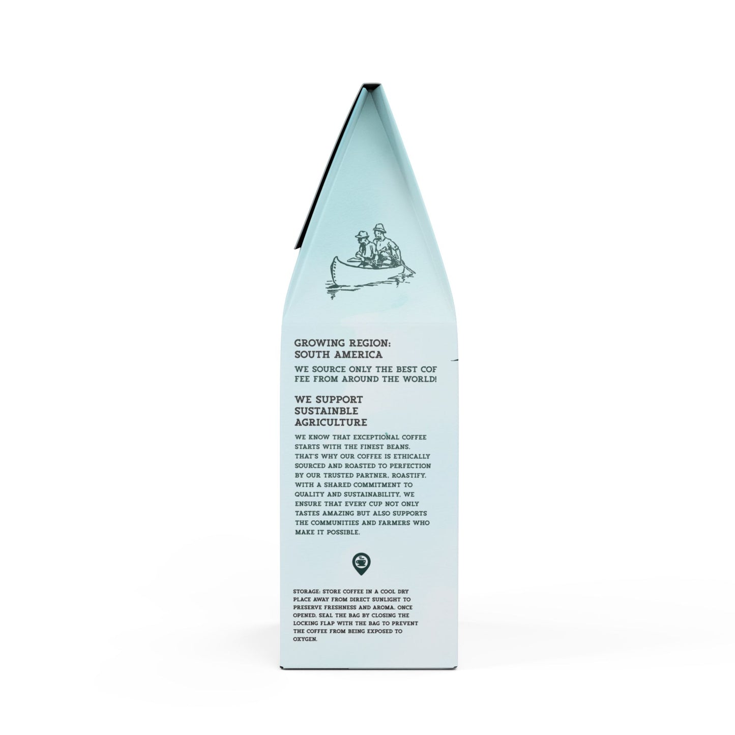 Signature Colombia Single Origin Coffee Fishing Design (Light-Medium Roast)