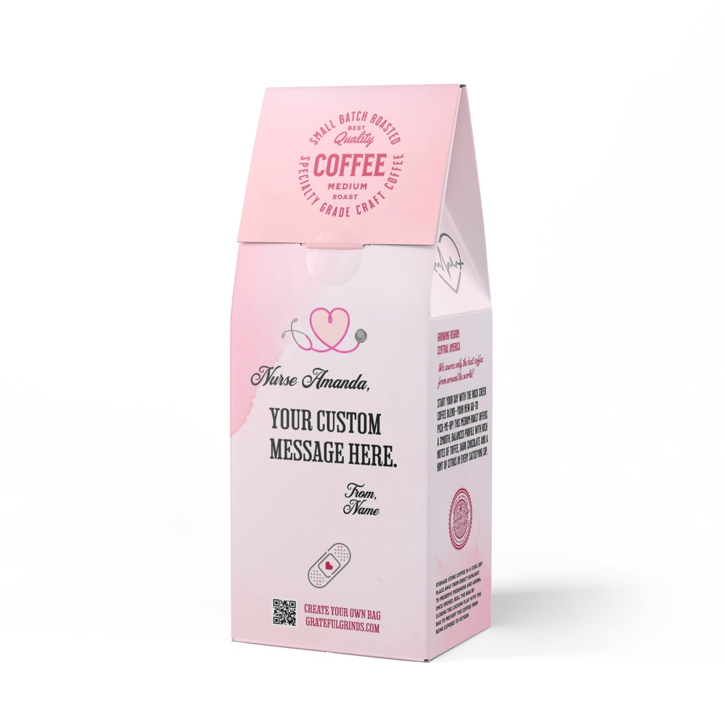 Personalized Rock Creek Coffee Blend For The Nurse (Medium Roast)