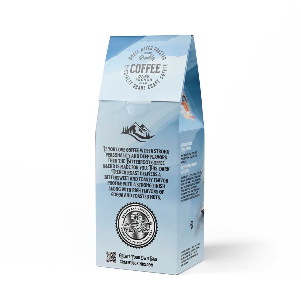 Signature Bitterroot Coffee Blend Ski Design (Dark French Roast)