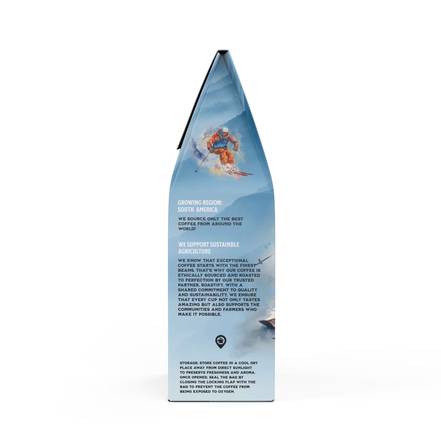 Signature Colombia Single Origin Coffee Ski Design (Light-Medium Roast)