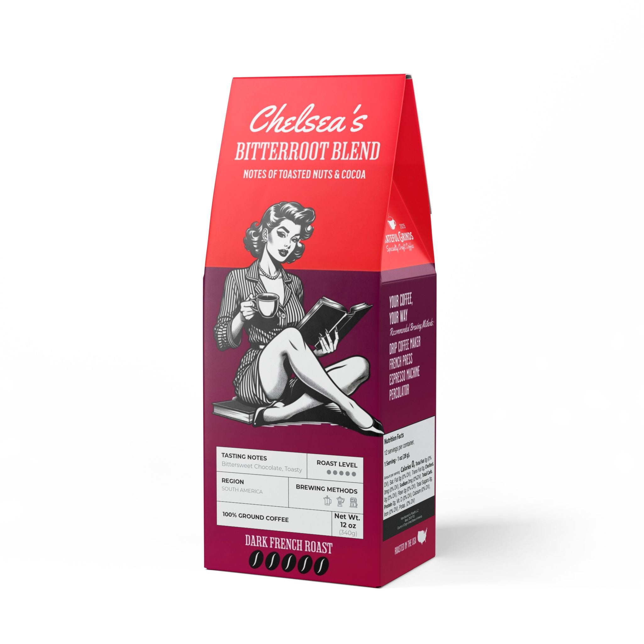 Bitterroot Blend For The Reader (Dark French Roast)