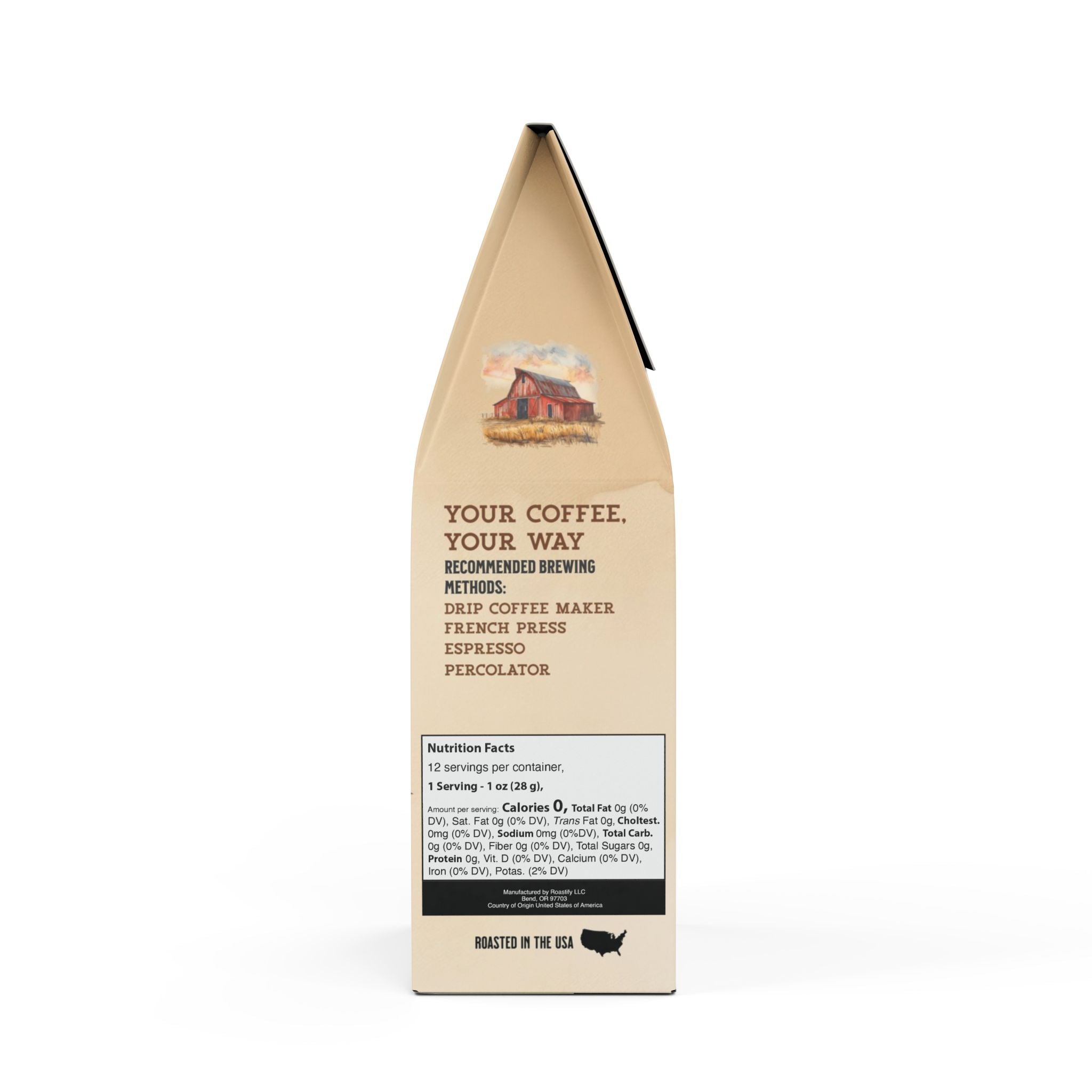 Signature Bitterroot Coffee Blend Cowboy Design (Dark French Roast)
