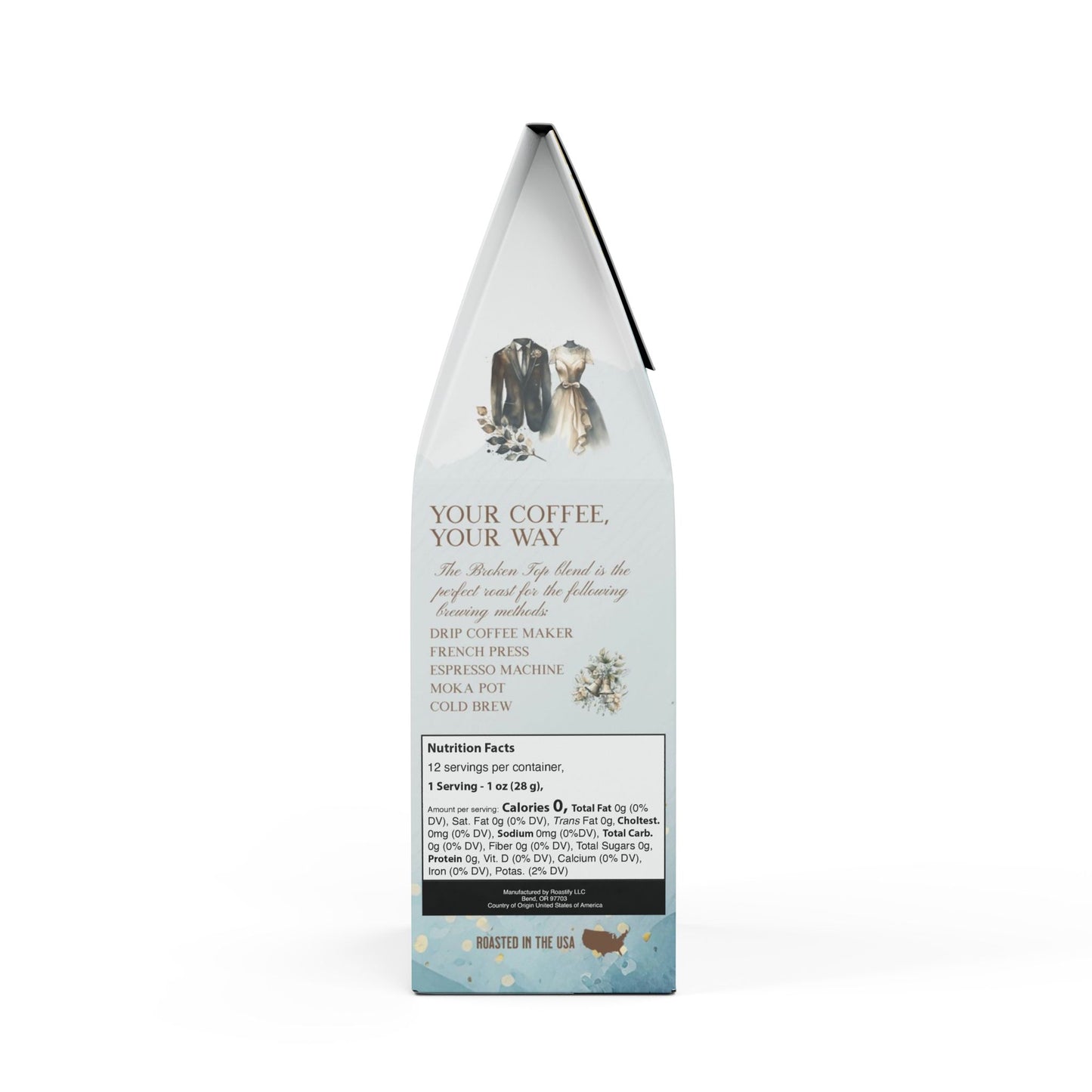 Wedding Favor Broken Top Coffee Blend Vintage Car Design (Medium Roast)