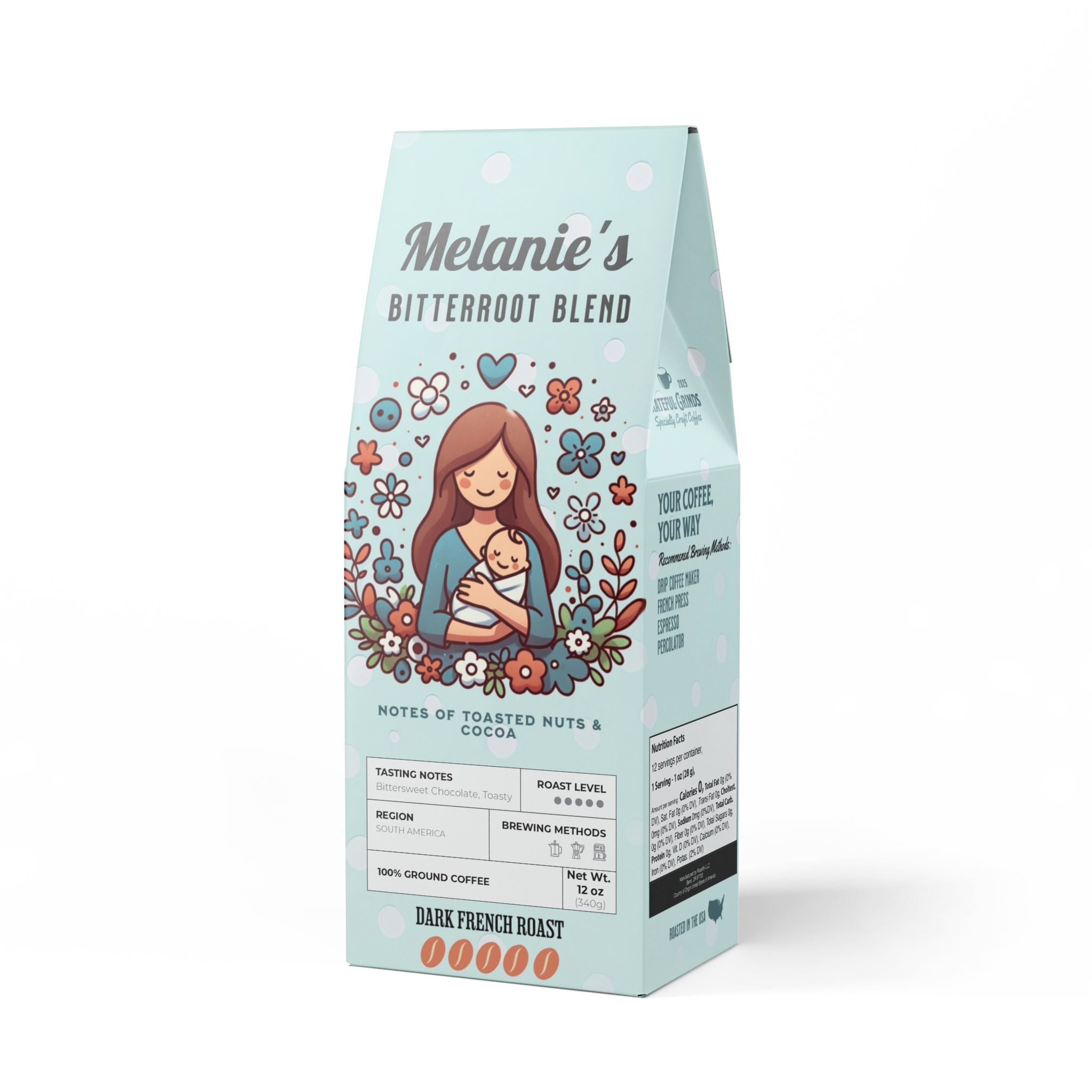 Copy of Bitterroot Blend For The Cat Lover (Dark French Roast)