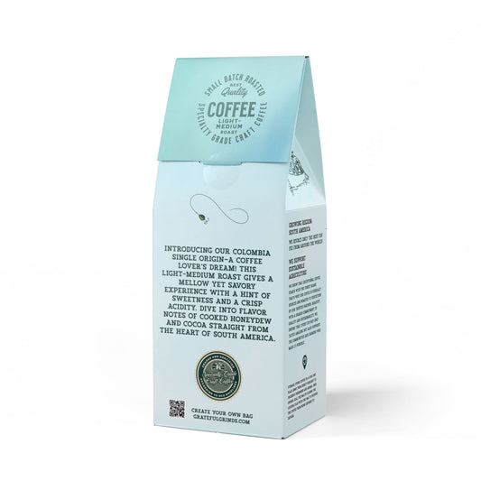 Signature Colombia Single Origin Coffee Fishing Design (Light-Medium Roast)