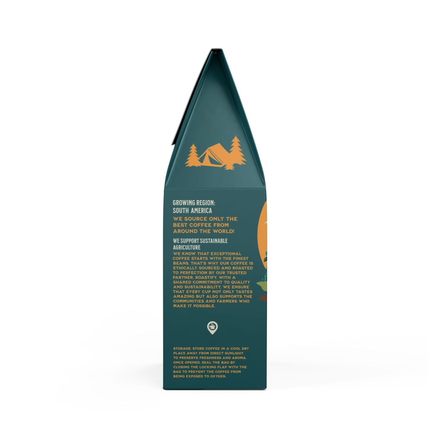 Signature Trapper Peak Decaf Coffee Blend Hiking Design (Medium Roast)