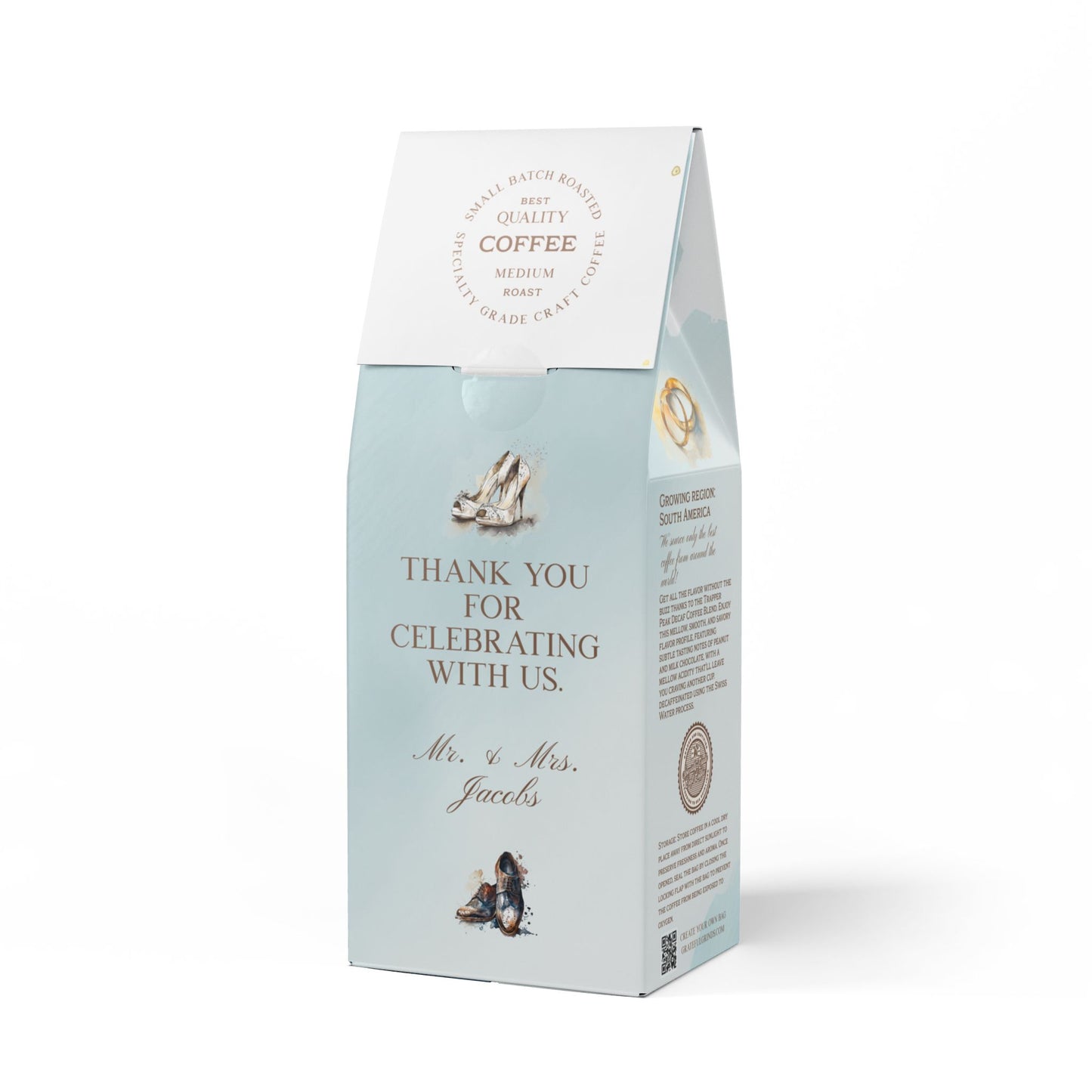 Wedding Favor Vintage Car Trapper Peak Decaf Blend (Medium Roast)