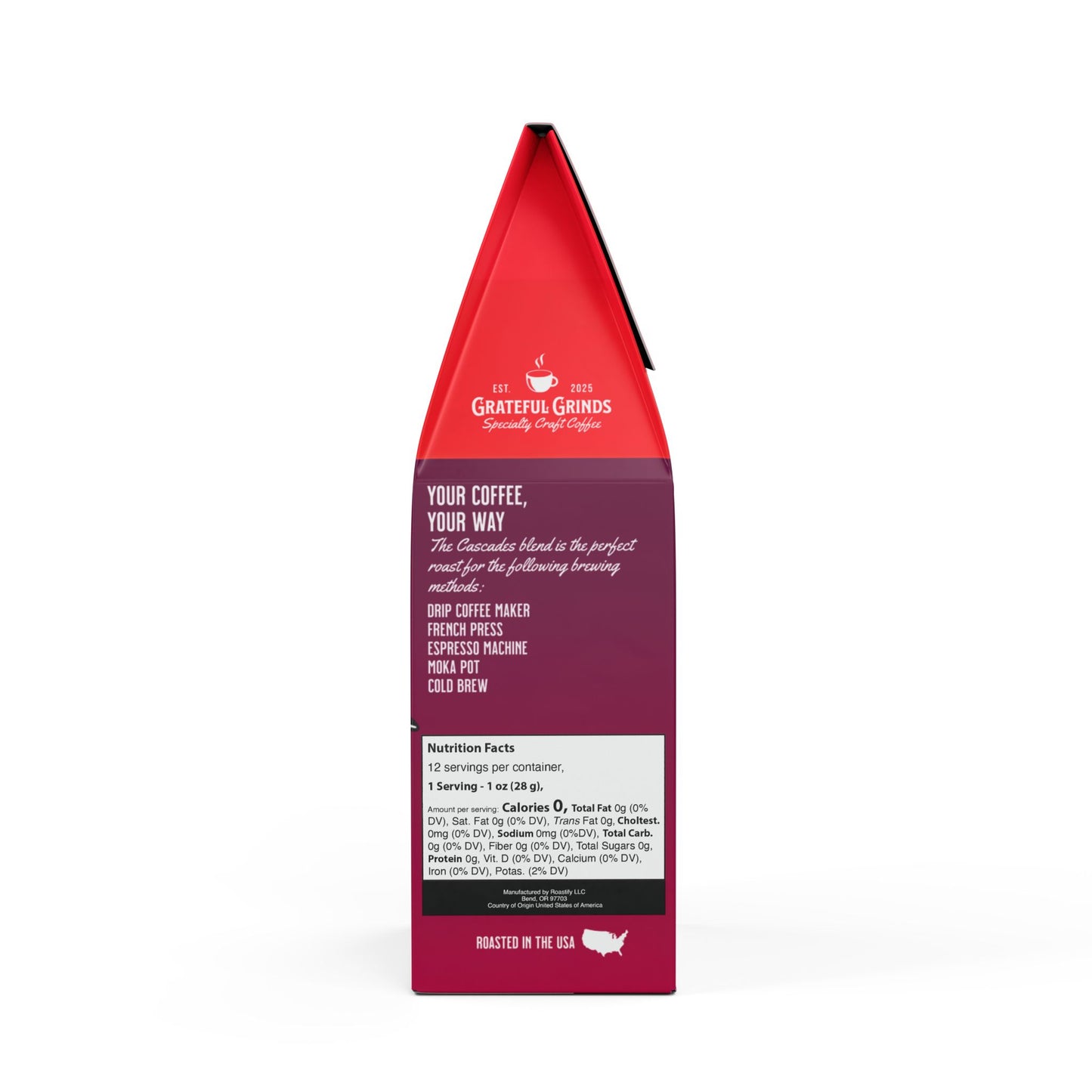 Personalized Cascades Coffee Blend For The Reader (Medium-Dark Roast)