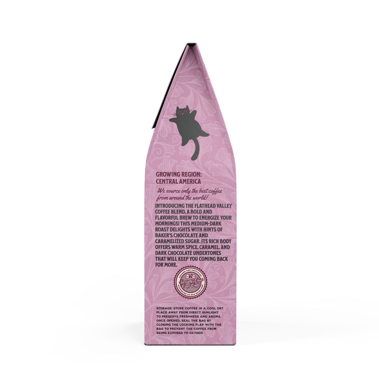 Personalized Flathead Valley For The Cat Lover (Medium-Dark Roast)