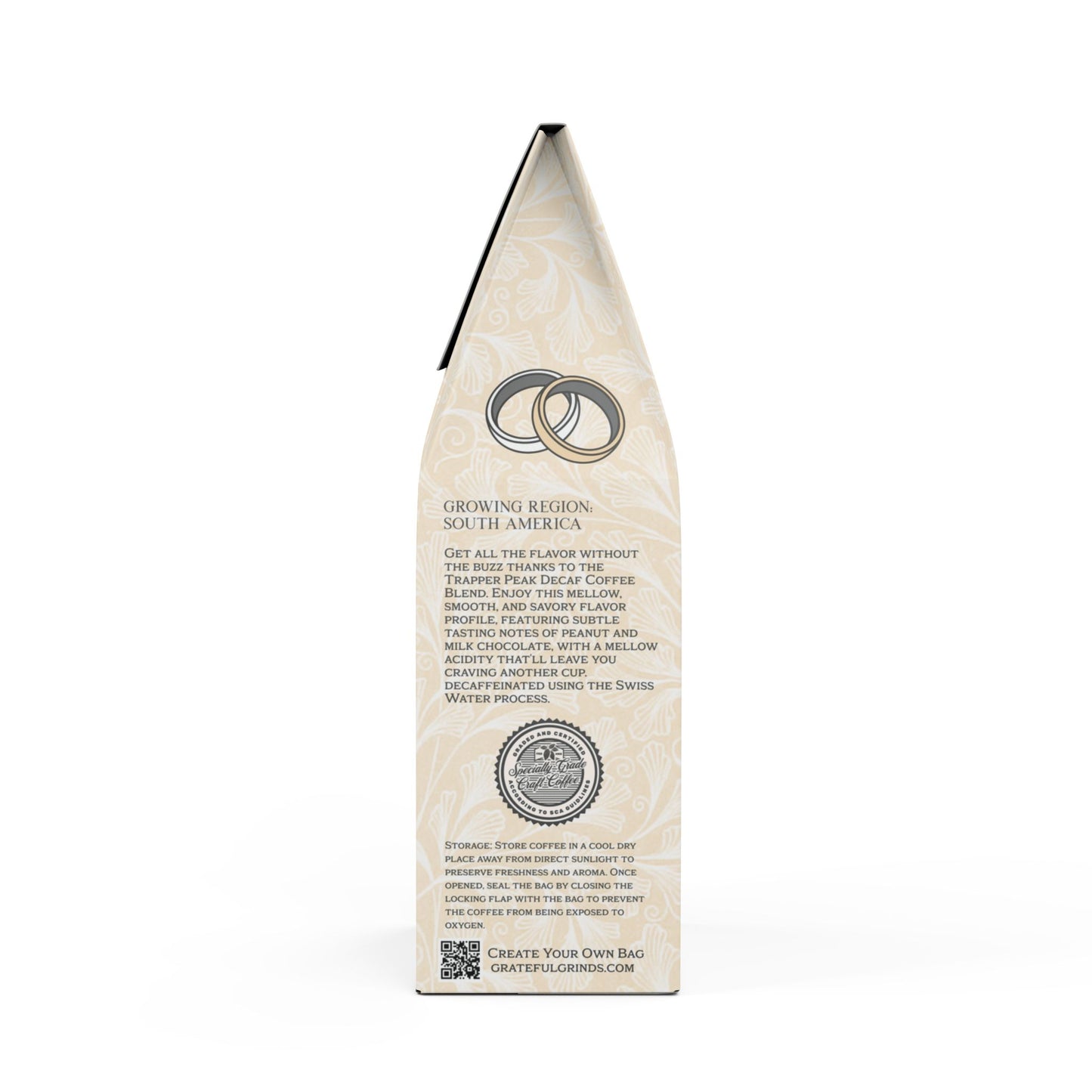 Custom Photo Wedding Favor Trapper Peak Decaf Blend (Medium Roast)