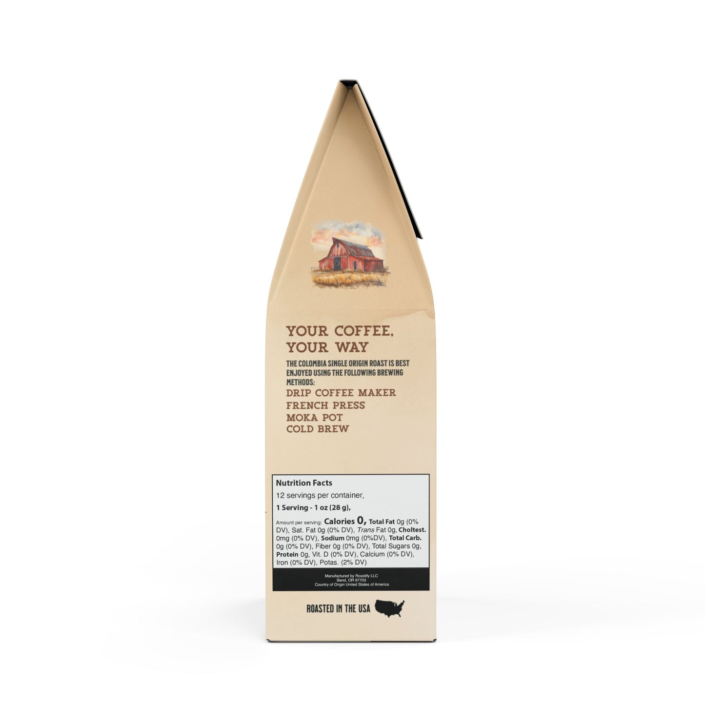 Signature Colombia Single Origin Coffee Cowboy Design (Light-Medium Roast)