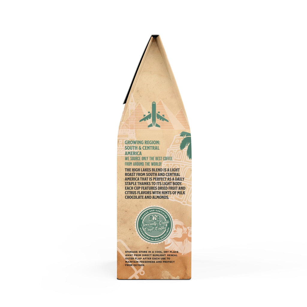 High Lakes Coffee Blend For The World Traveler (Light Roast)