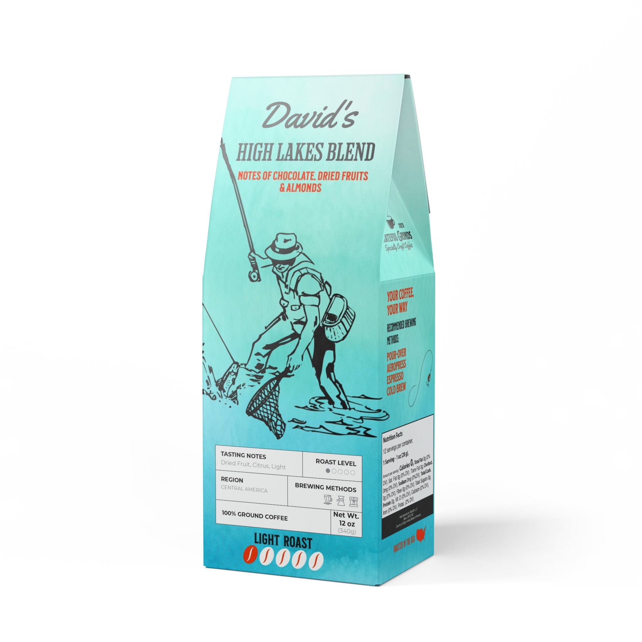 High Lakes Coffee Blend For The Fisherman (Light Roast)