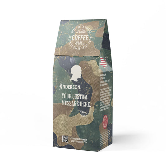 Personalized Bitterroot Coffee Blend For The Veteran (Dark French Roast)