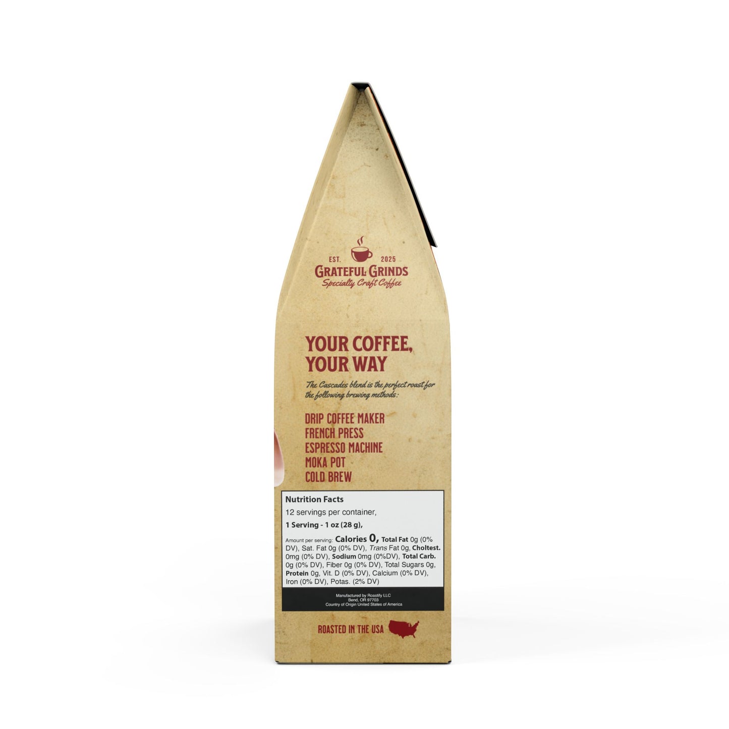 Personalized Cascades Coffee Blend Valentine (Medium-Dark Roast)