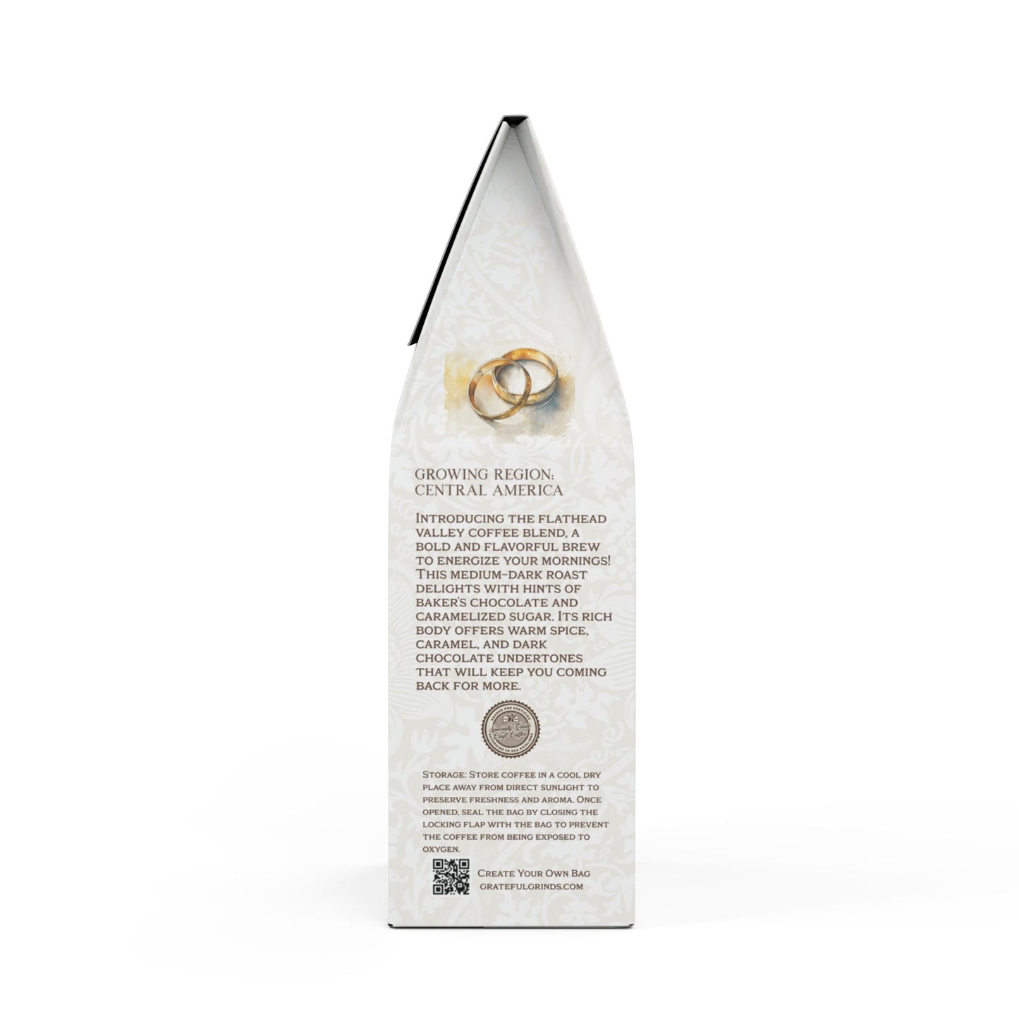 Flathead Valley Coffee Blend Wedding Favor Cowboy Boots (Medium-Dark Roast)