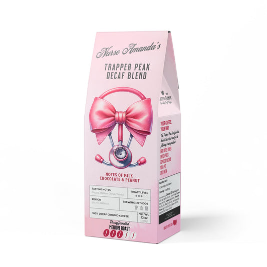 Trapper Peak Decaf Coffee Blend For The Nurse (Medium Roast)