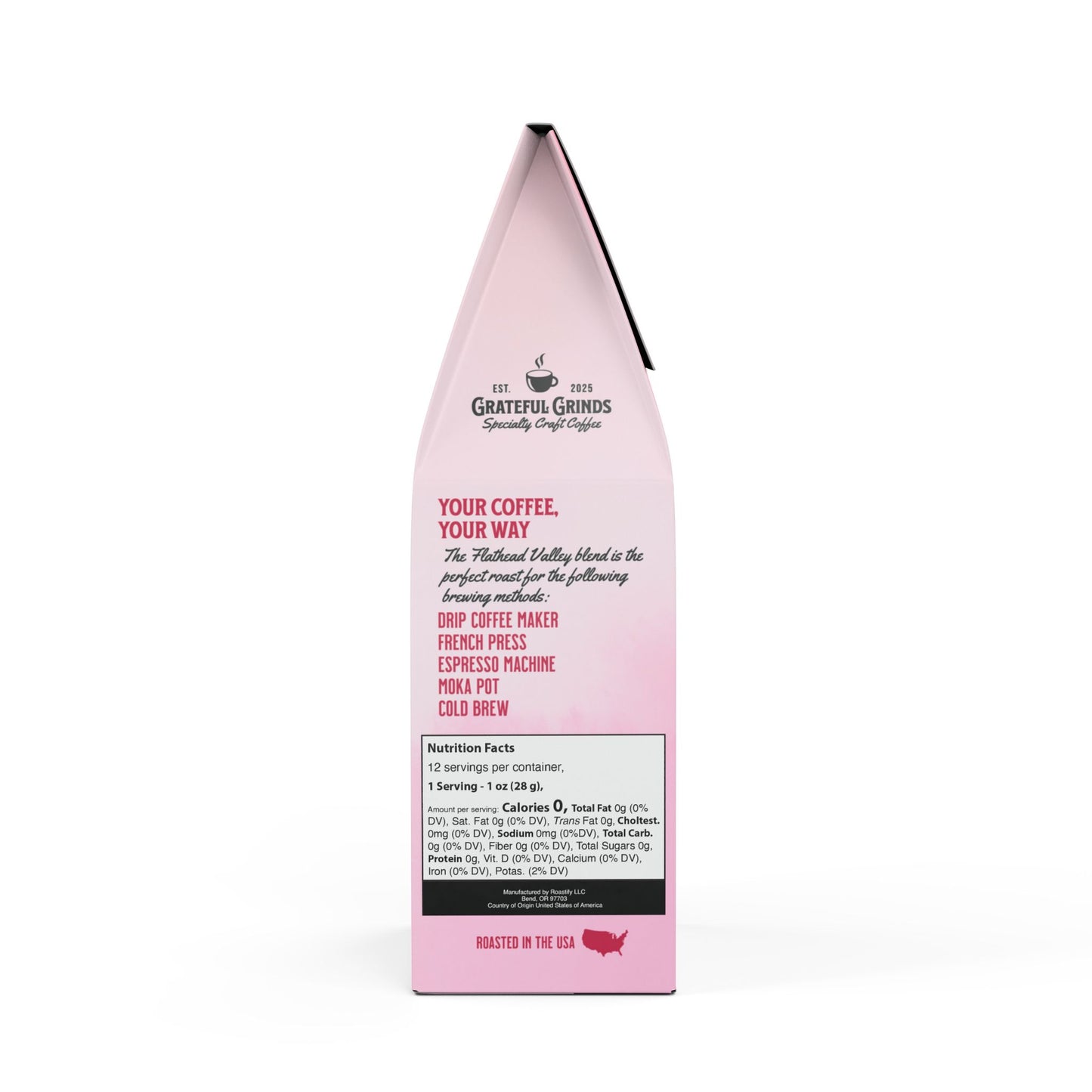 Personalized Flathead Valley For The Nurse (Medium-Dark Roast)