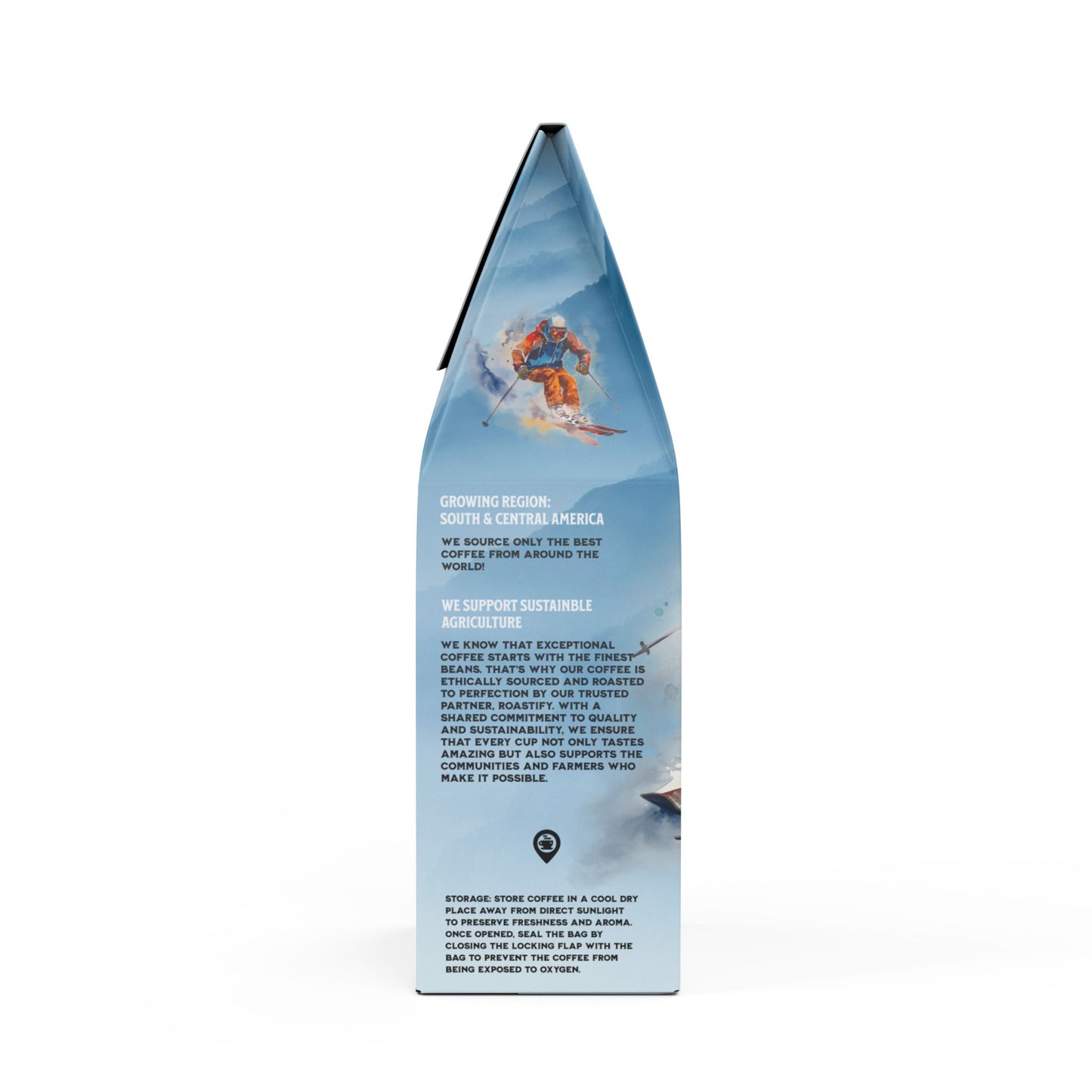 Signature High Lakes Coffee Blend Ski Design (Light Roast)