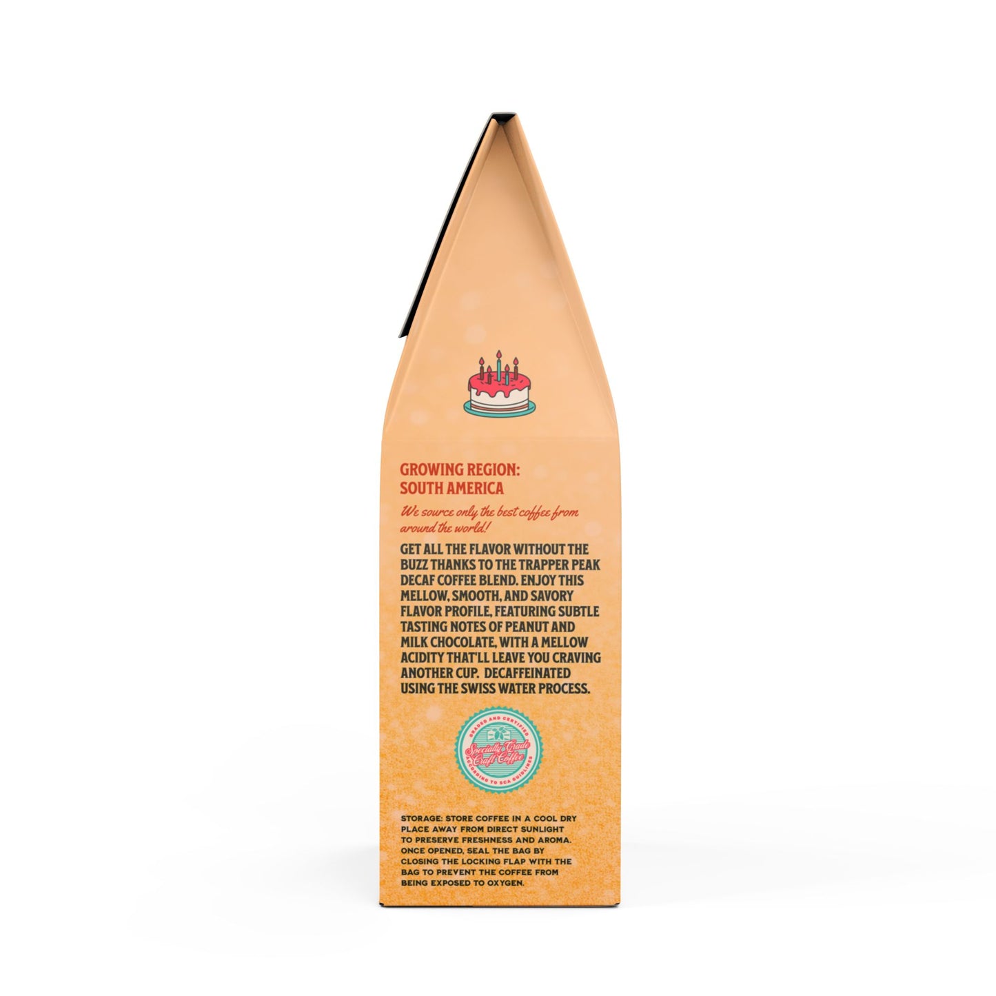 Custom Photo Birthday For Her Trapper Peak Decaf Blend (Medium Roast)