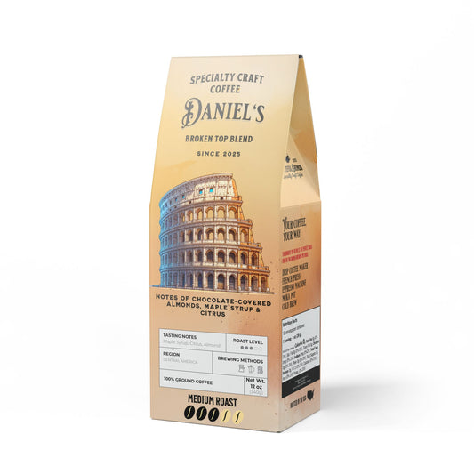 Personalized Broken Top Coffee Blend Italy Design (Medium Roast)
