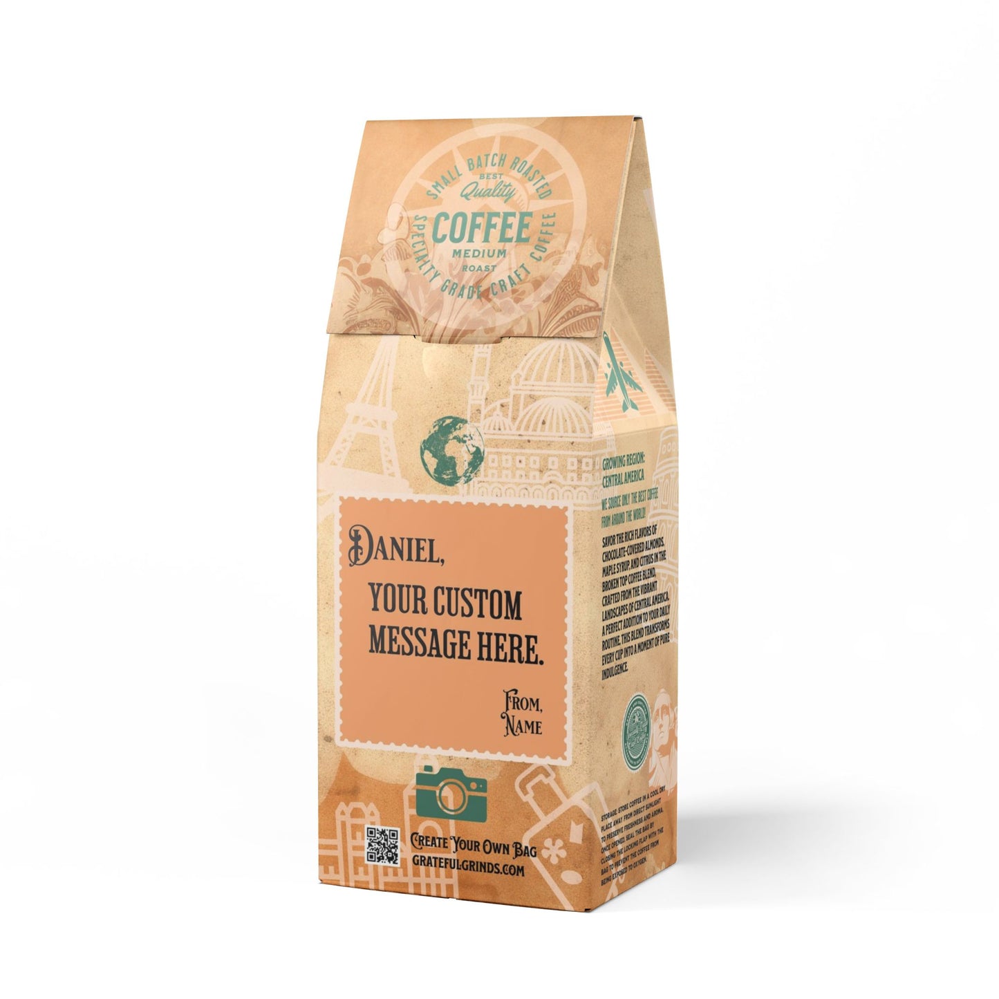 Personalized Broken Top Coffee Blend For The Traveler (Medium Roast)