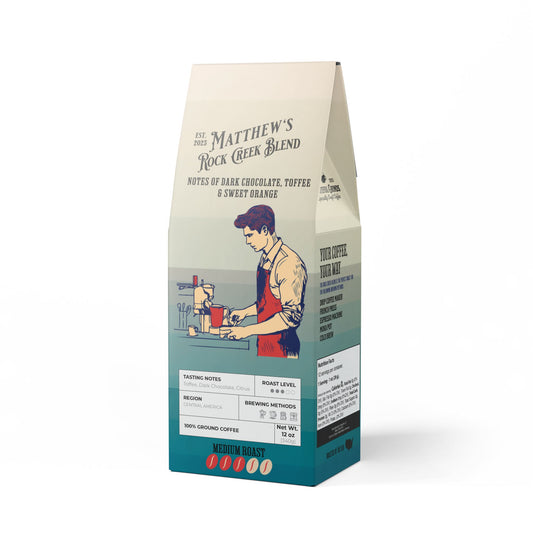 Personalized Rock Creek Blend For The Coffee Enthusiast (Medium Roast)