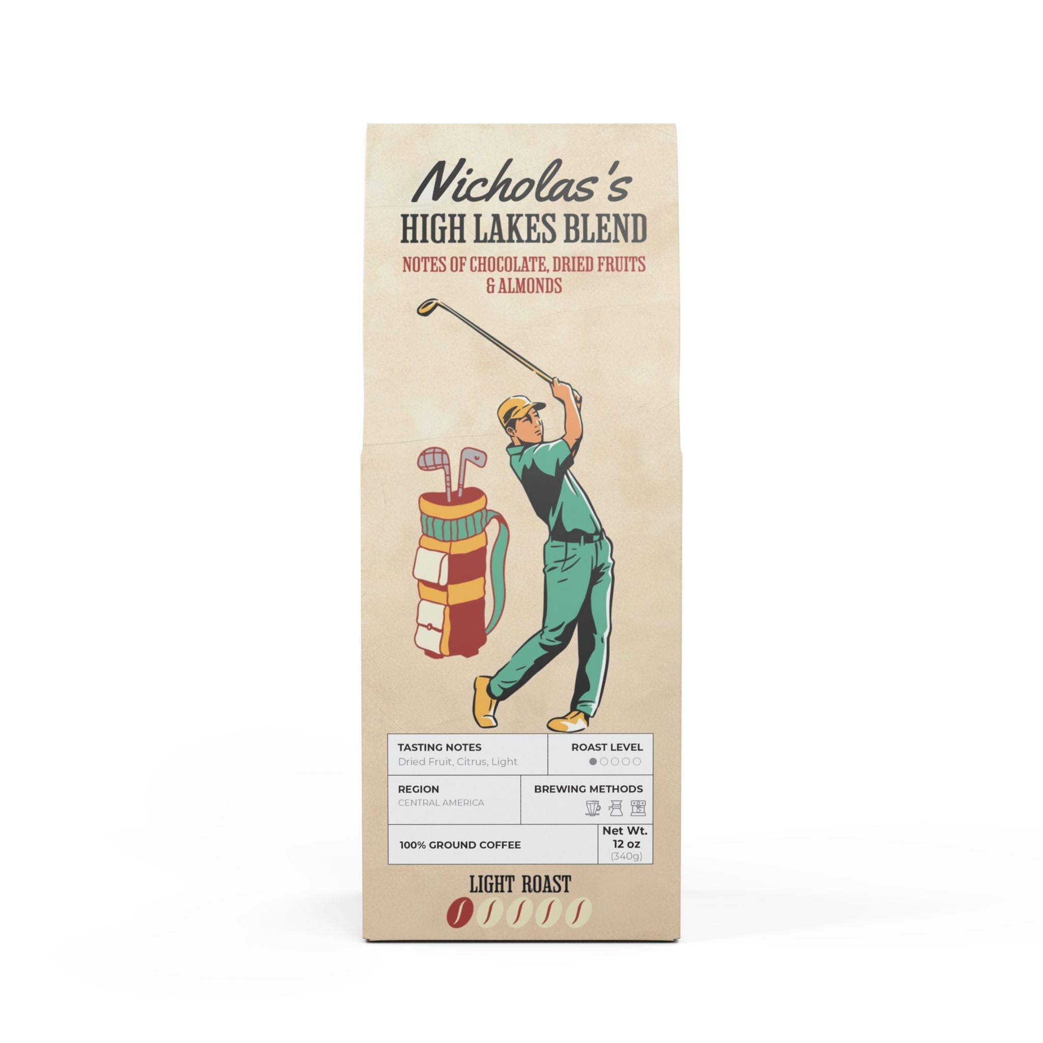 High Lakes Coffee Blend For The Golfer (Light Roast)