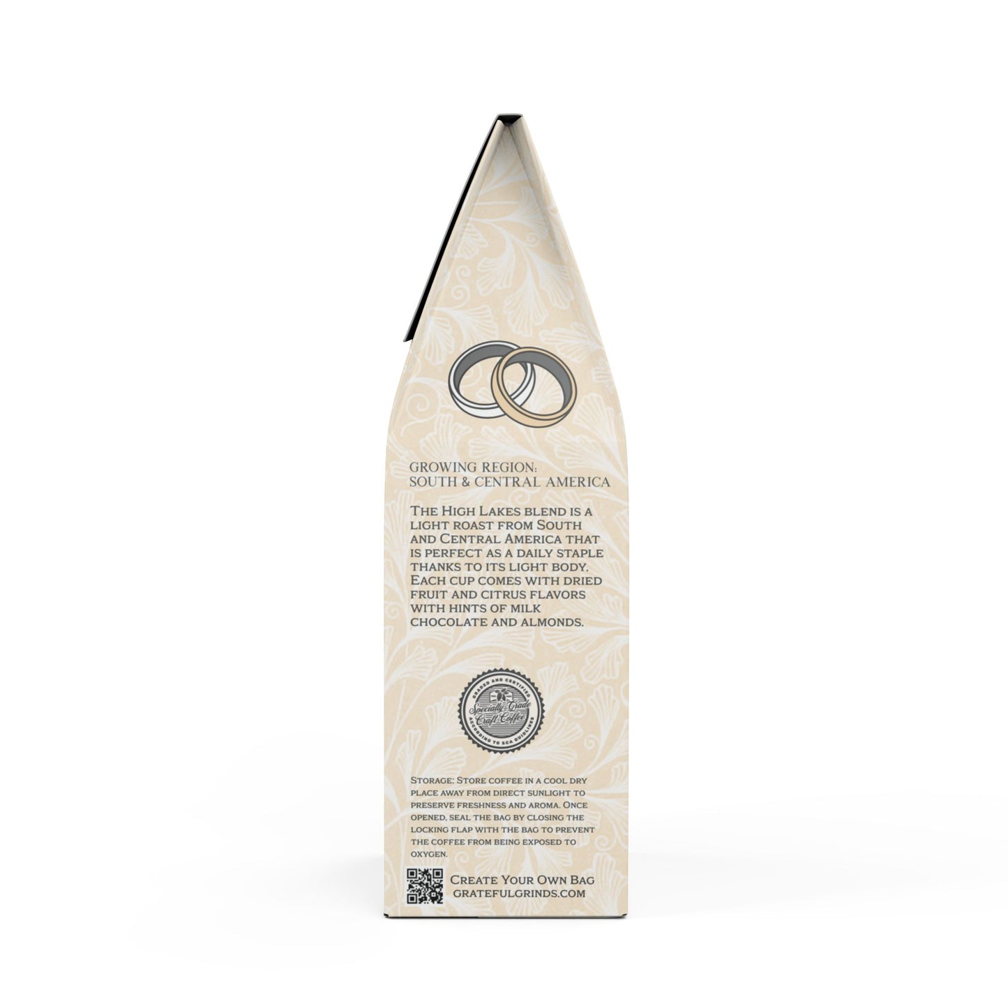 Custom Photo Wedding Favor High Lakes Coffee Blend (Light Roast)