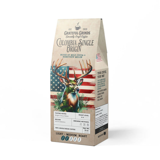 Colombia Single Origin Coffee Patriotic Design (Light-Medium Roast)