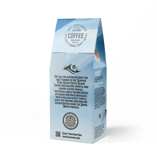 Signature Trapper Peak Decaf Coffee Blend Cowgirl Design (Medium Roast)