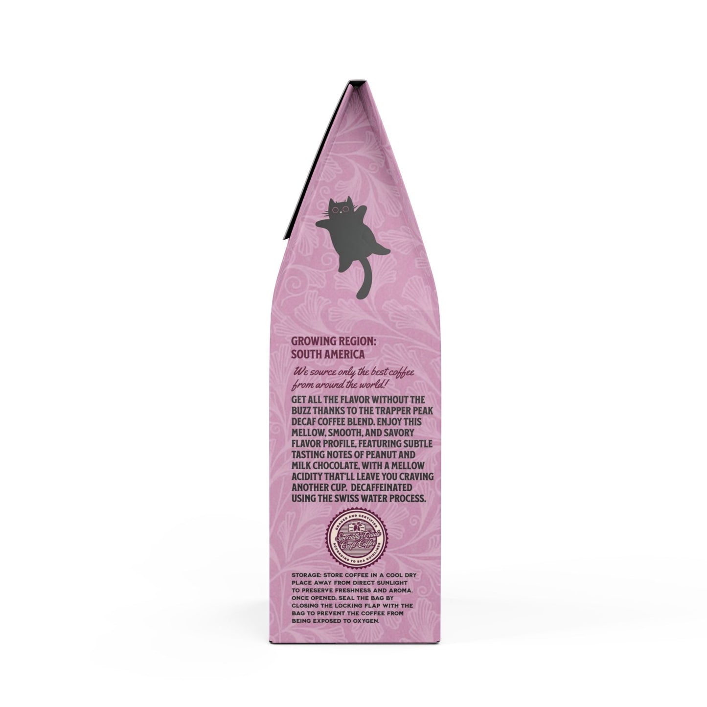 Trapper Peak Decaf Coffee Blend For The Cat Lover (Medium Roast)