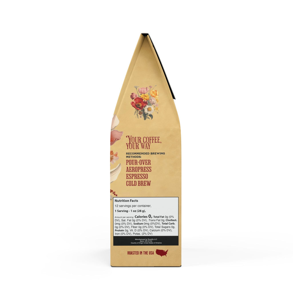 Signature High Lakes Coffee Blend  - Floral Design (Light Roast)