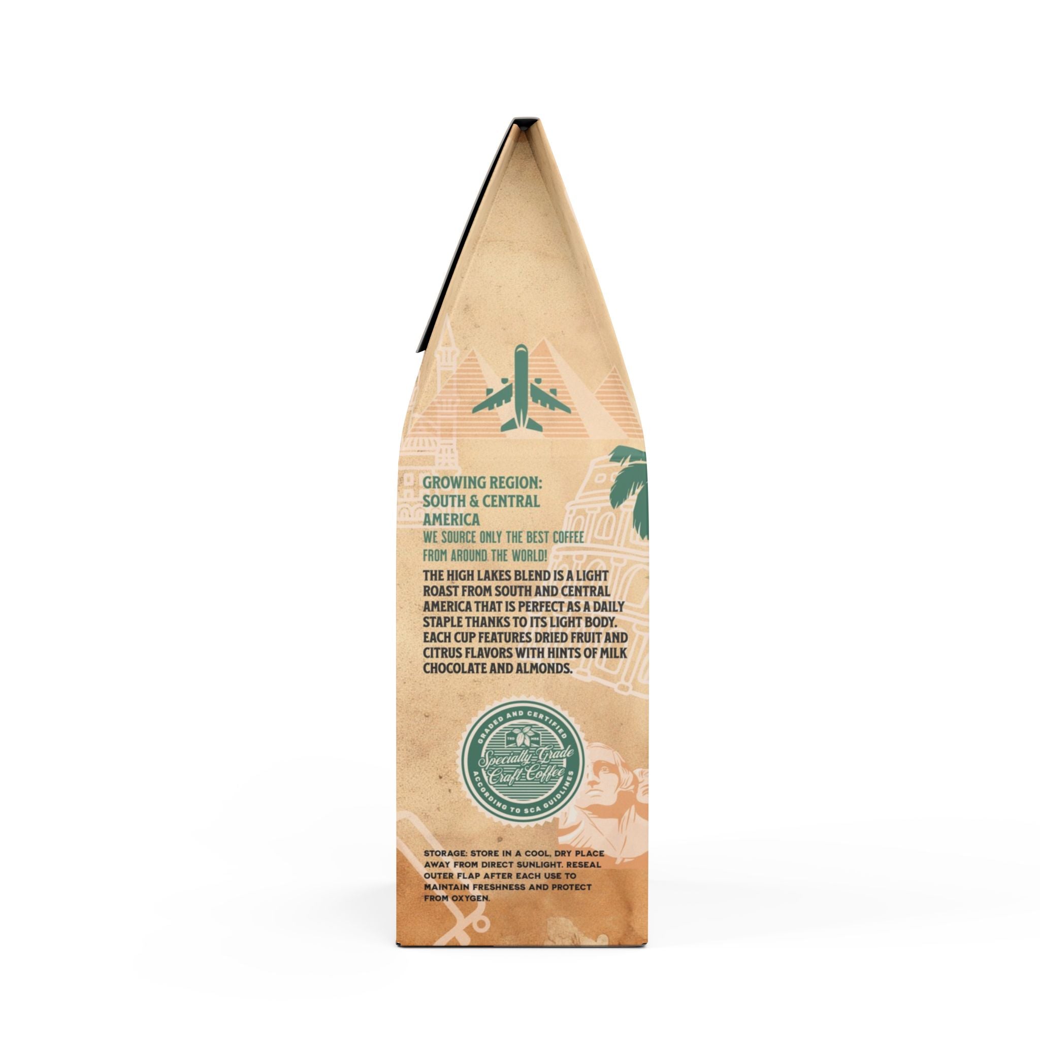 High Lakes Coffee Blend For The World Traveler (Light Roast)