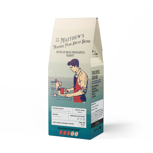Trapper Peak Decaf Coffee Blend For The Coffee Enthusiast (Medium Roast)