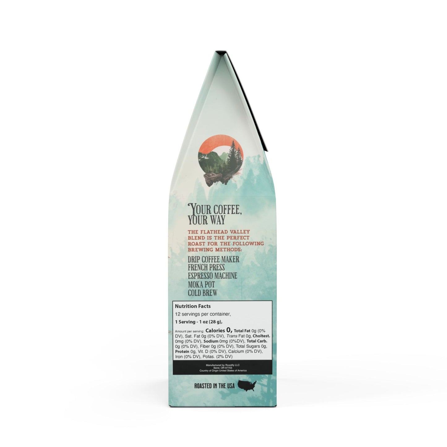 Flathead Valley Coffee Blend Bear Design (Medium-Dark Roast)